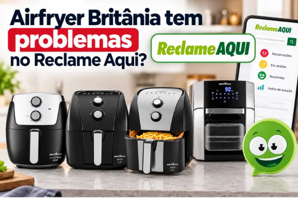 Airfryer Britânia é boa? Veja problemas e reclamações sobre modelos Britânia no Reclame Aqui.