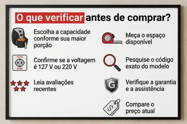 o que se verifica antes de comprar O que verificar antes de comprar uma Airfryer Arno