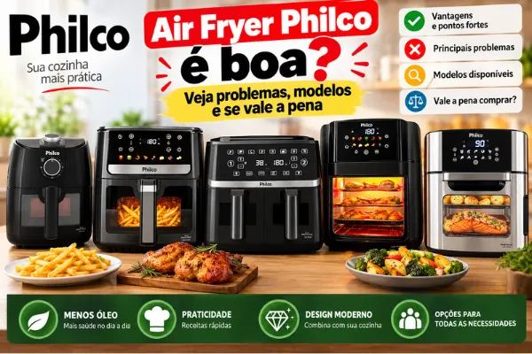 Air Fryer Philco é boa? Veja problemas, modelos e se vale a pena