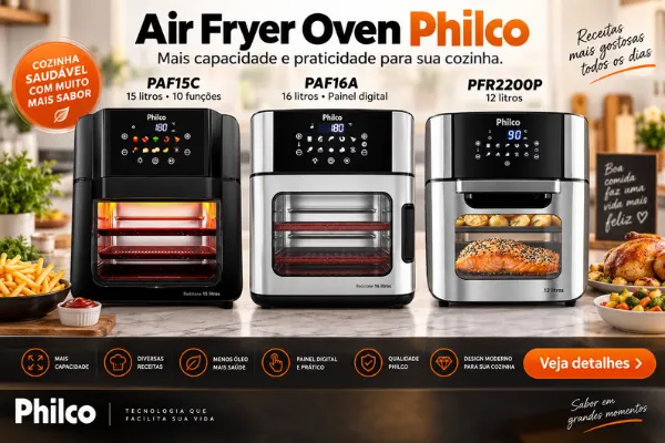 Air fryer oven philco ilustração