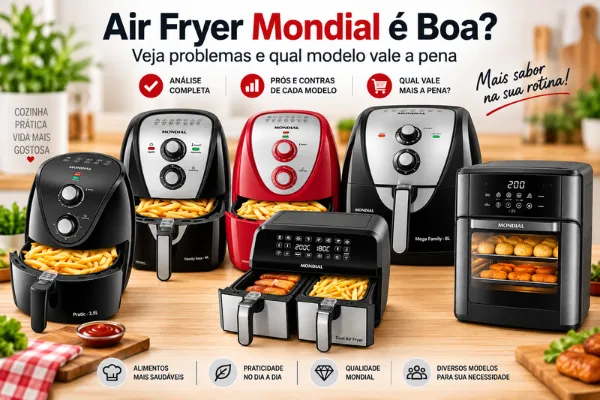 Air Fryer Mondial é Boa? Veja Problemas e Qual Modelo Vale a Pena