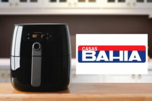 air fryer com a marca casas bahia