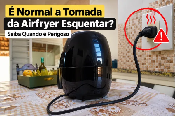 É Normal a Tomada da Airfryer Esquentar? Saiba Quando é Perigoso